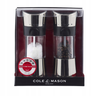 Mlynček, mažiar - Cole & Mason H306598P ručné brúsky 2 ks.